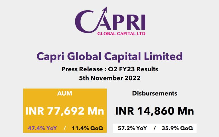 Capri Global Q2 FY23 Financial Results 