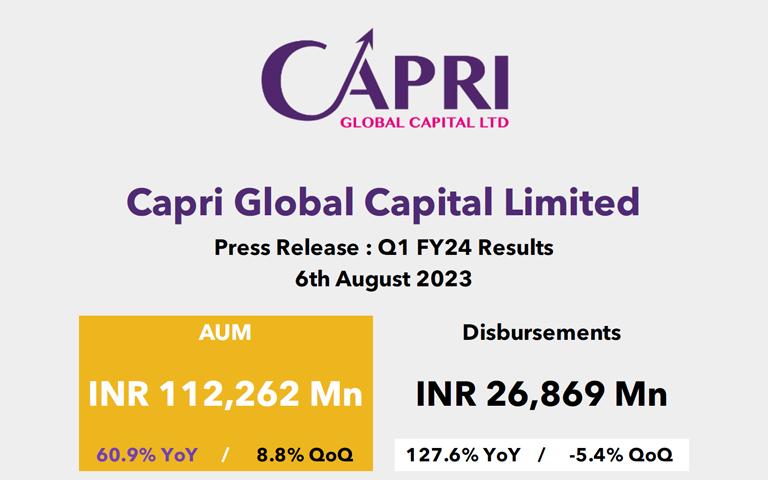 Capri Global Q1 FY24 Financial Results