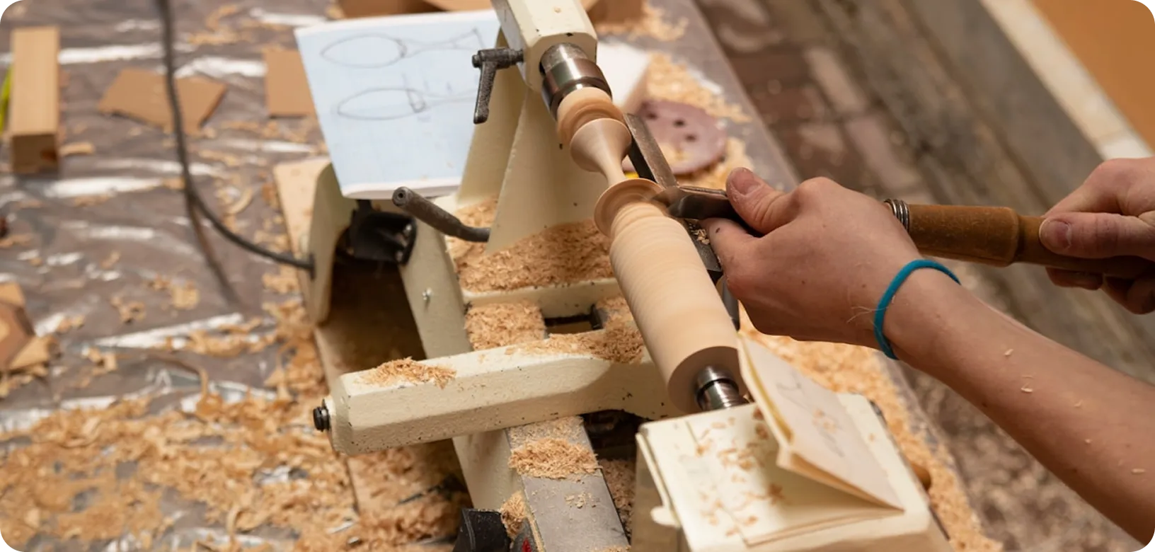 Hands cupping green leaves